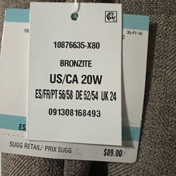 Kasper Bronzite Pants - Picture 4 of 6